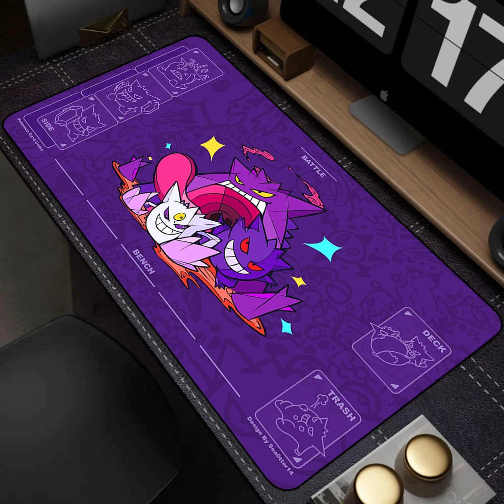 Colorful Gaming Keyboard Rug XXL Anime Mouse Pad Gengar Pokémon Mat