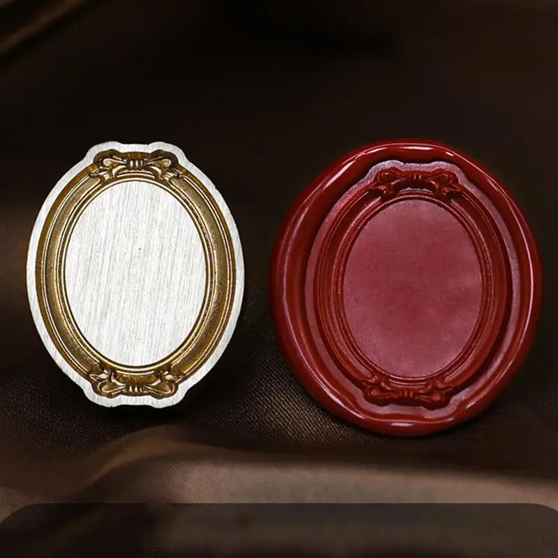 Retro Photo Frame Lacquer Seal Wax Stamp Head Copper Invitation Decor