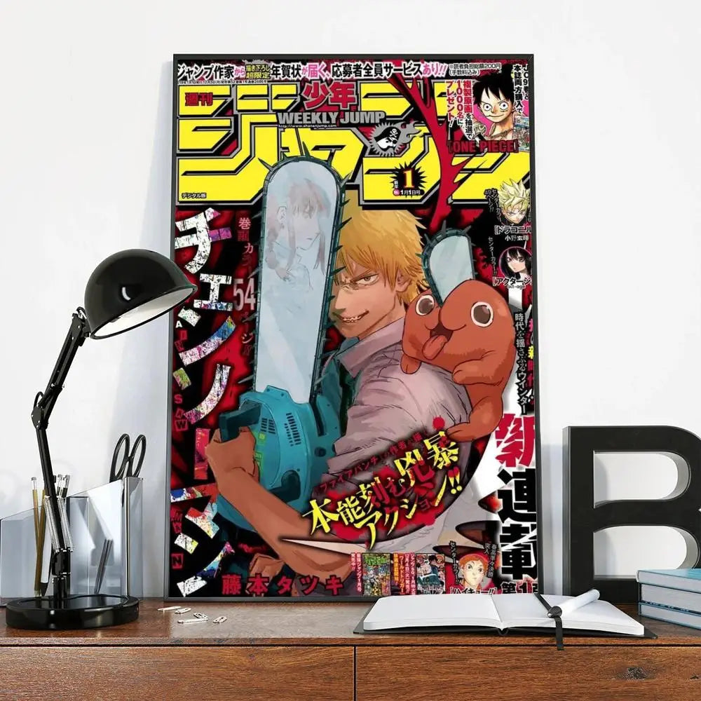 Chainsaw Man – Denji & Pochita Shonen Jump Poster