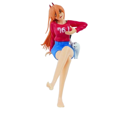 Chainsaw Man | Power & Meowy 6.3″ Sitting PVC Figure (Motherland Ver.)