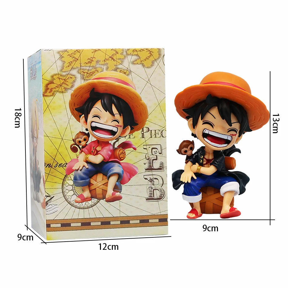 Luffy One Piece Figure 5" Anime PVC Action Statue Toy