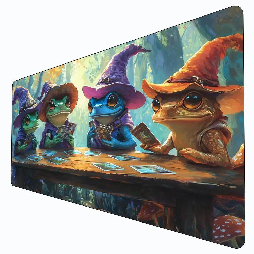 Frog Wizard Mouse Pad Large Desk Mat Gaming Mat PC Accessories