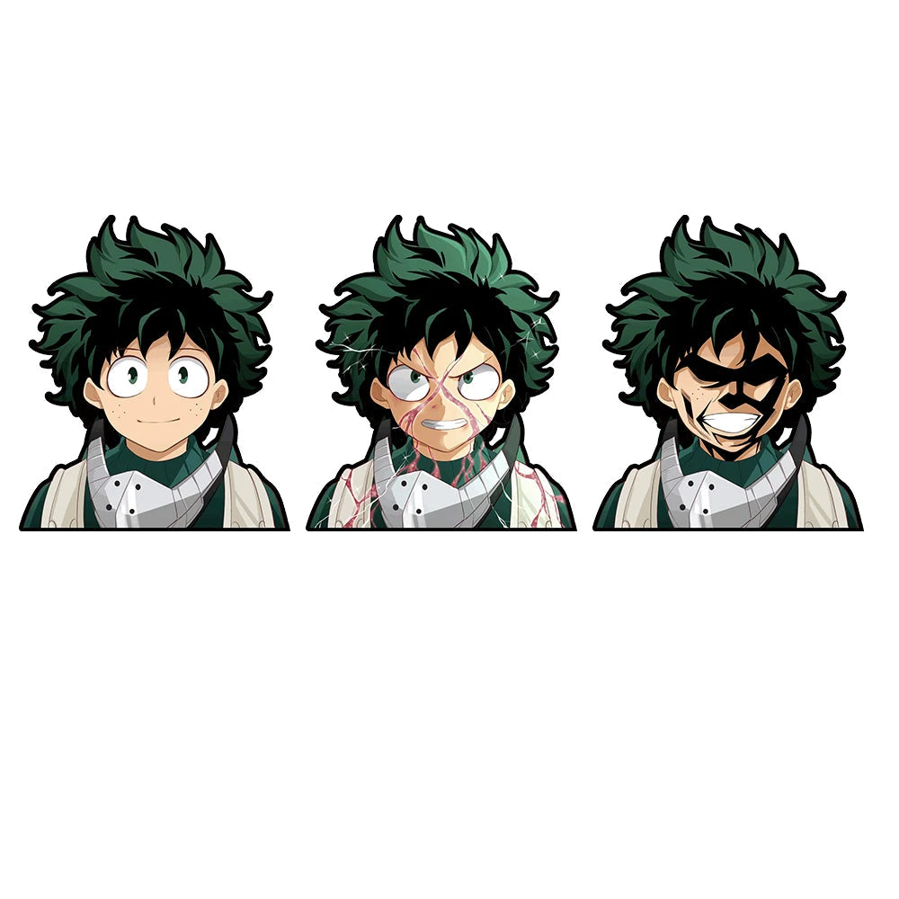 Izuku Midoriya 3D Motion Sticker – My Hero Academia Anime Decal