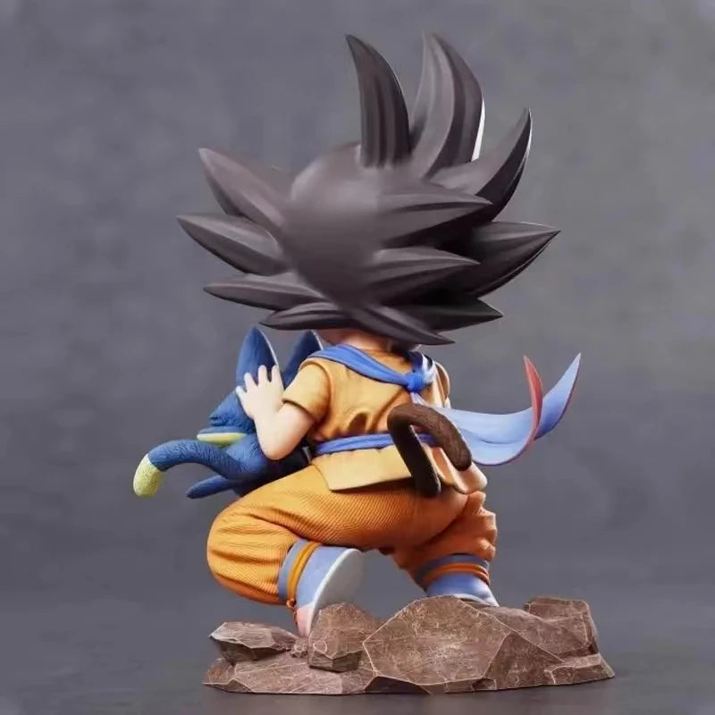 Childhood Goku & Puar Figure – Dragon Ball PVC Collectible Statue