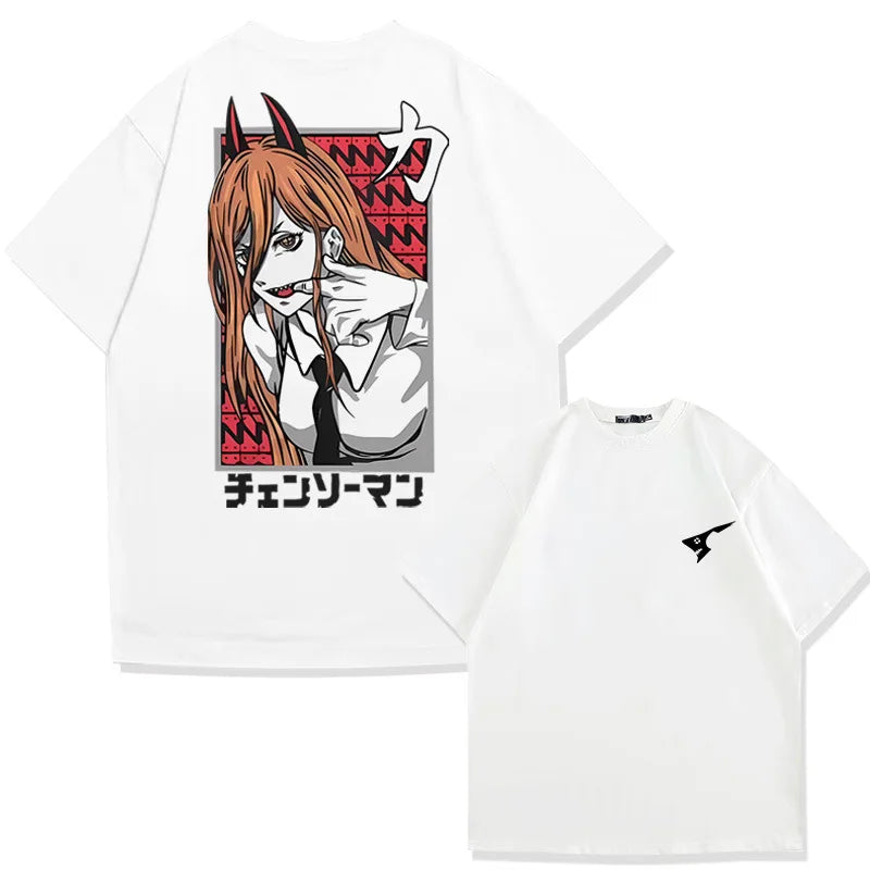 Chainsaw Man Power T-Shirt – Back Graphic Devil Girl Tee (2025 Edition)