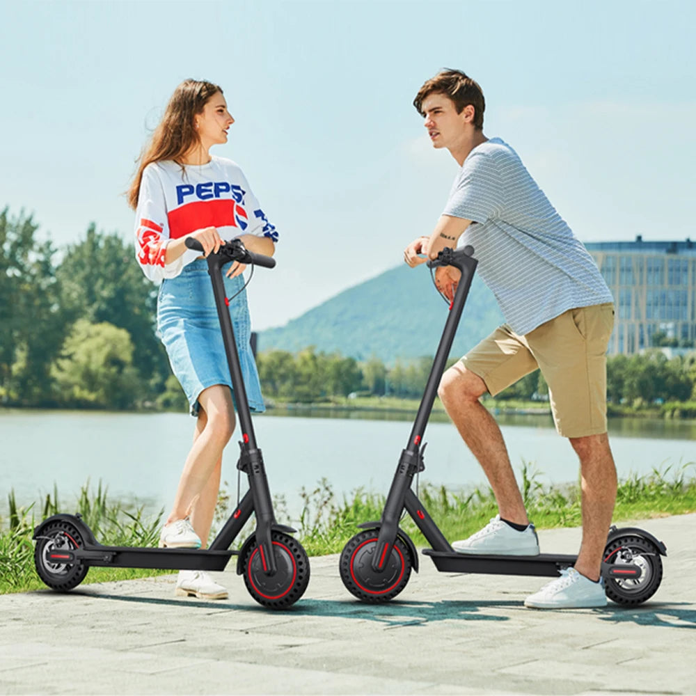 FREEBOY J03 350W Foldable Electric Scooter for Adults & Teens, 8.5" Explosion-Proof Tires, Dual Brake, APP Support