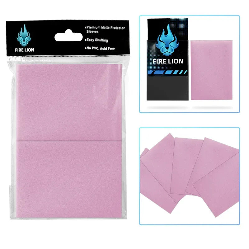 Fire Lion Matte Card Sleeves – 66x91mm (100 Pack)