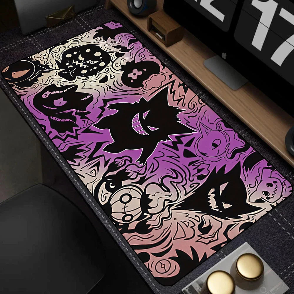 Colorful Gaming Keyboard Rug XXL Anime Mouse Pad Gengar Pokémon Mat