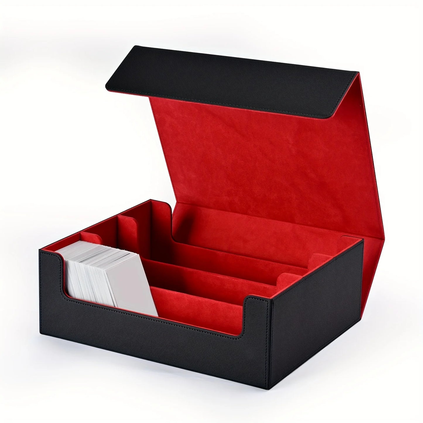 PU Leather Trading Card Storage Box – Holds 1800+ Cards