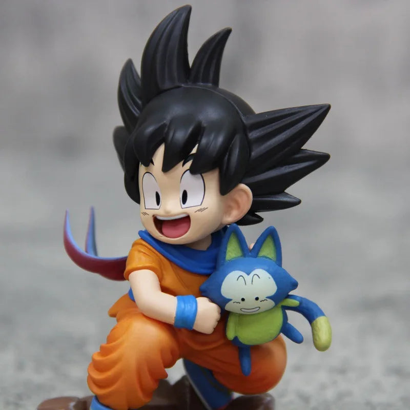 Childhood Goku & Puar Figure – Dragon Ball PVC Collectible Statue