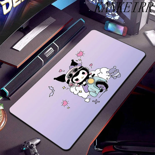 **** XXL Mouse Pad Anime Kuromi Desk Mat Gaming Rug 900x400 Waterproof Non-Slip