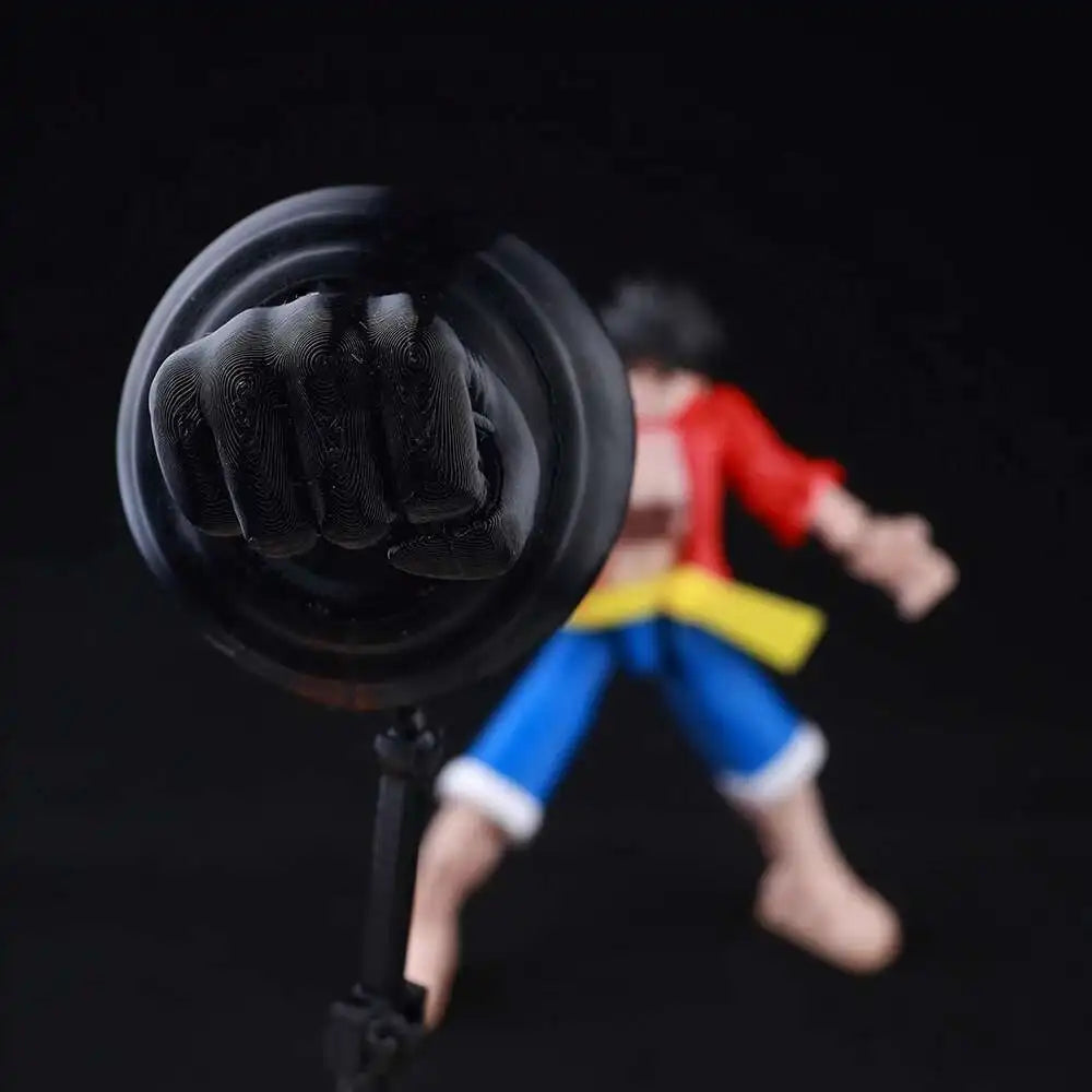 9L3D “Lucky Dummy 13” Luffy Pirate Captain Action Figure – 5.5" Multi-Jointed Poseable Model