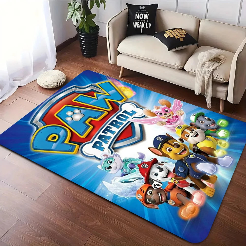 MINISO Paw Patrol Kids Rug Play Mat Colorful Cartoon Floor Mat for Nursery