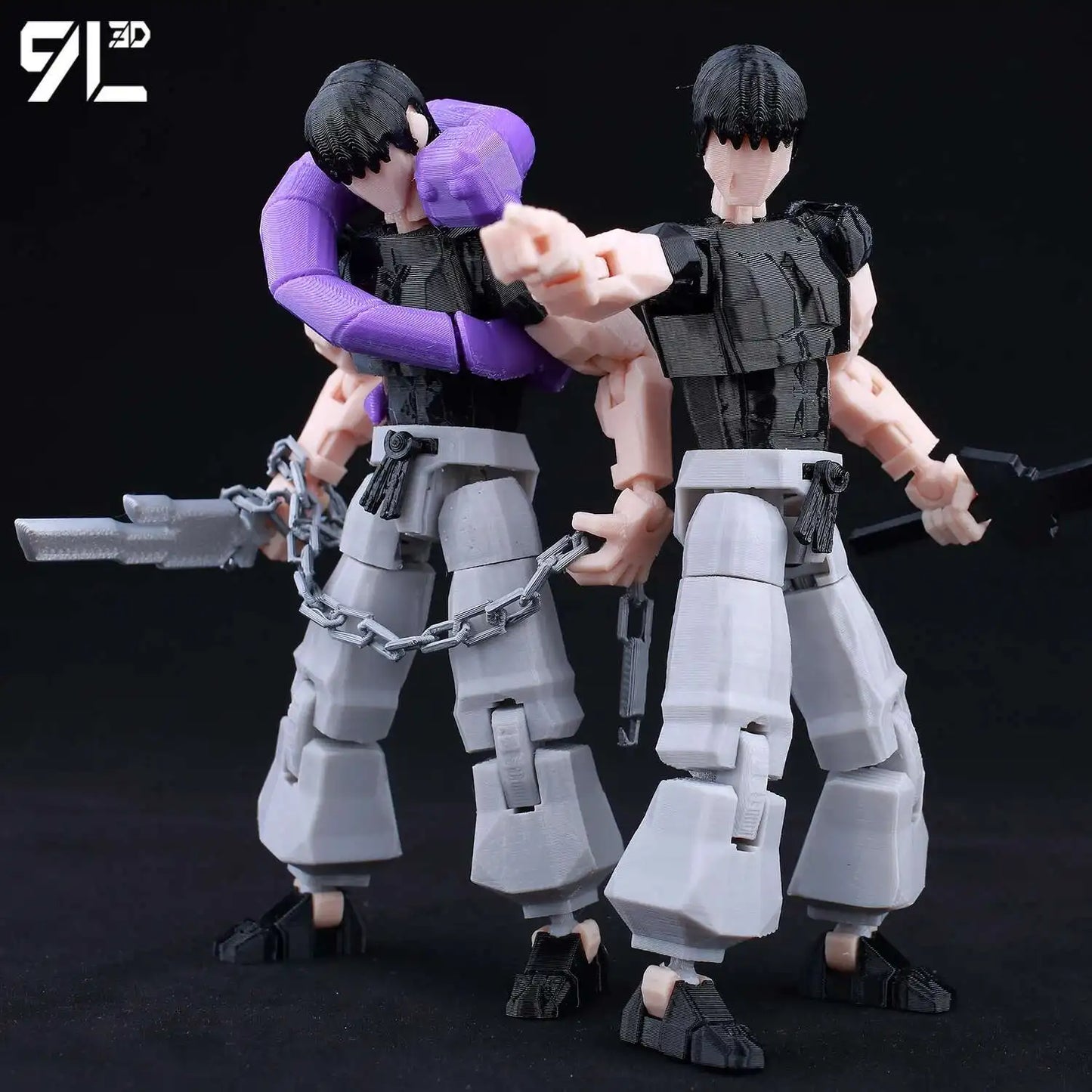 9L3D Toji Custom Pose Figure – 5.5-Inch Jujutsu Kaisen Action Model