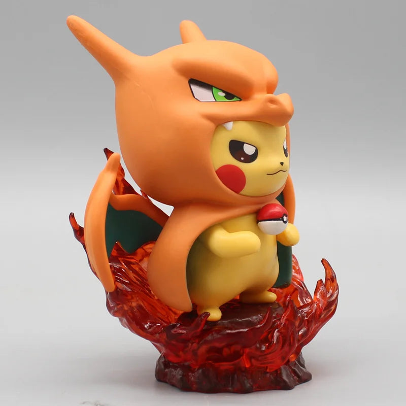 Charizard Pikachu Figurine – Pokémon Cosplay Model Toy
