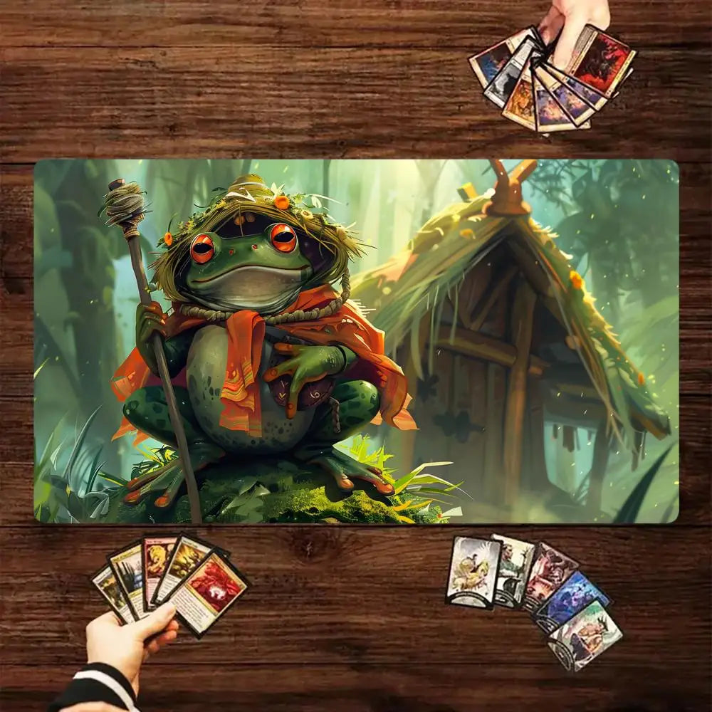 Frog Wizard Mouse Pad Large Desk Mat Gaming Mat PC Accessories