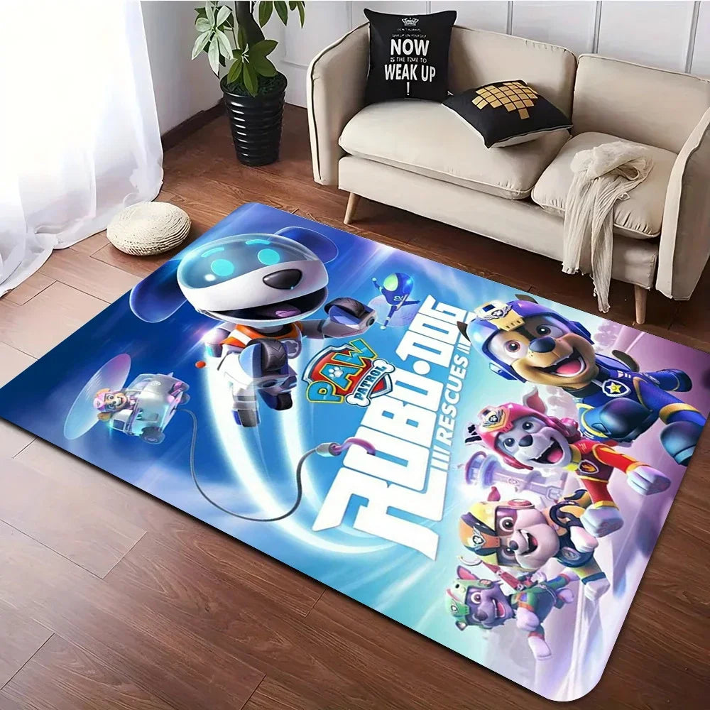 MINISO Paw Patrol Kids Rug Play Mat Colorful Cartoon Floor Mat for Nursery