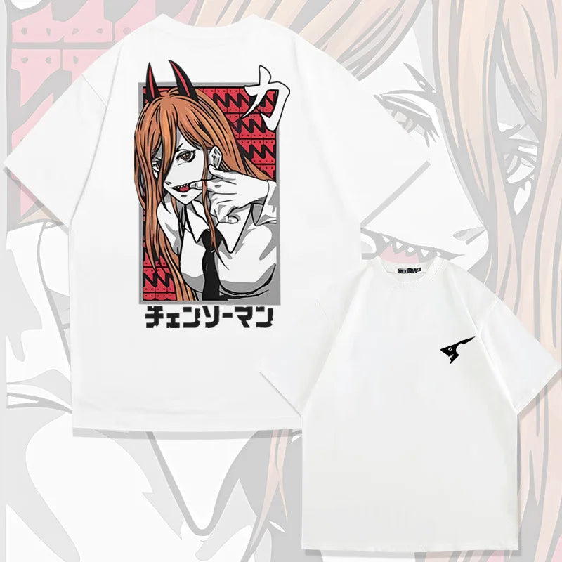 Chainsaw Man Power T-Shirt – Back Graphic Devil Girl Tee (2025 Edition)