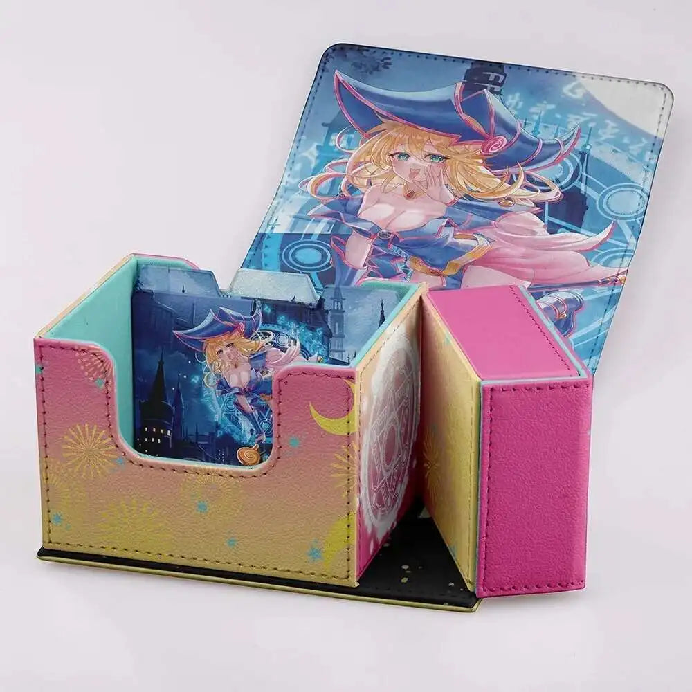 AnimeSnacks Deck Box Card Organizer MTG TCG Baseball Card Holder Case