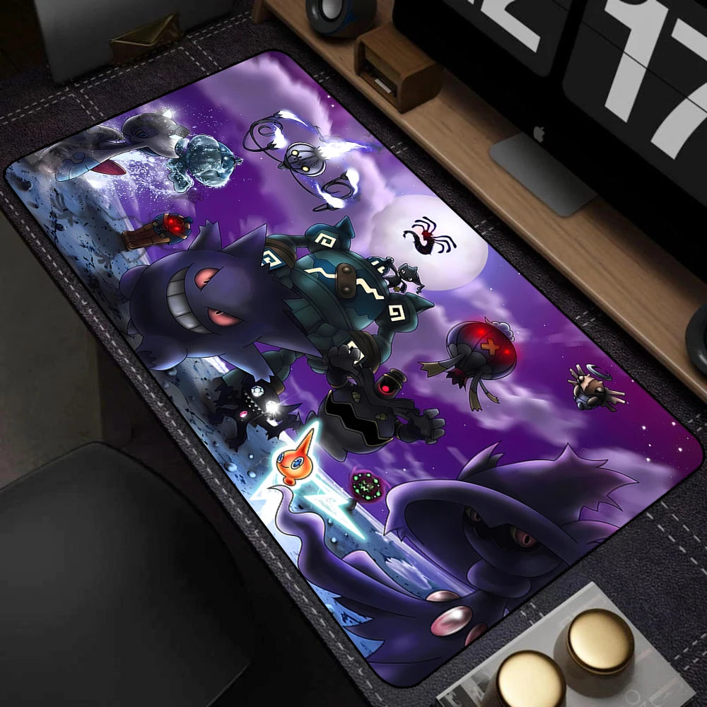 Colorful Gaming Keyboard Rug XXL Anime Mouse Pad Gengar Pokémon Mat