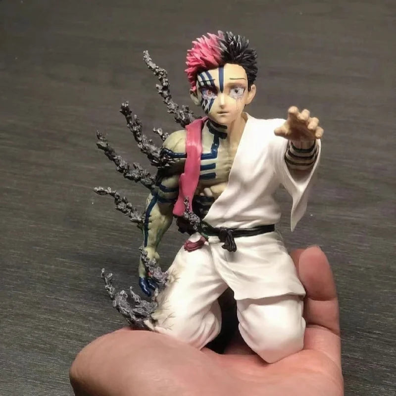 In Stock 13cm Demon Slayer Akaza Hakuji PVC Action Figure Doll