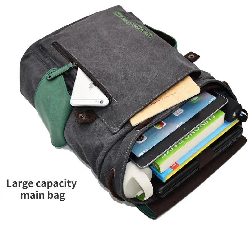 Demon Slayer Canvas Backpack Nezuko Tanjirou Zenitsu Giyuu Schoolbag Gift