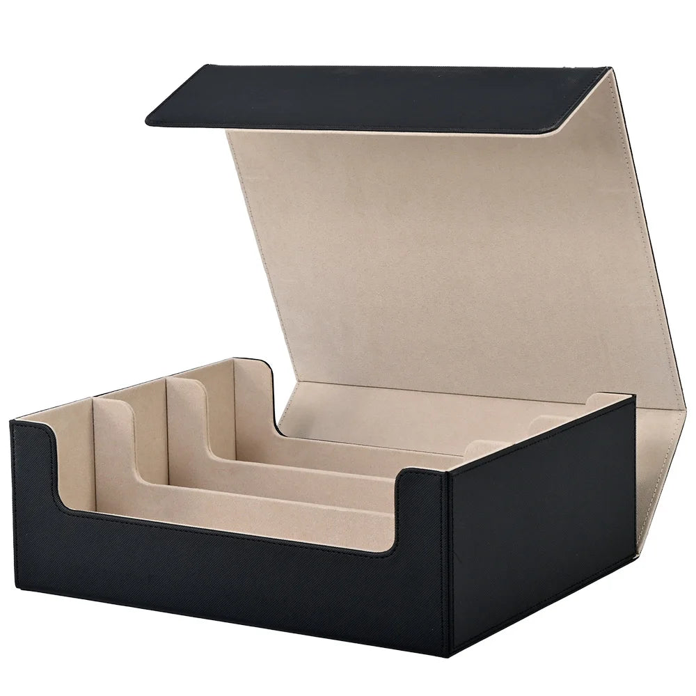 PU Leather Trading Card Storage Box – Holds 1800+ Cards