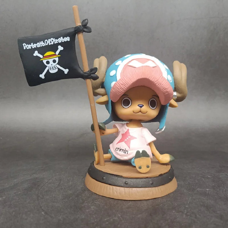 One Piece 3.5" Chopper Figure PVC Flag Edition Tony Tony Statue