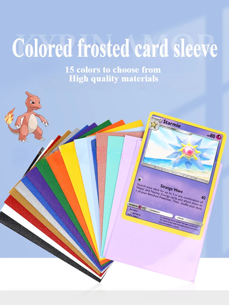 RyshePro Premium Card Sleeves (100pcs) 66x91mm Standard Size TCG MTG Pokemon