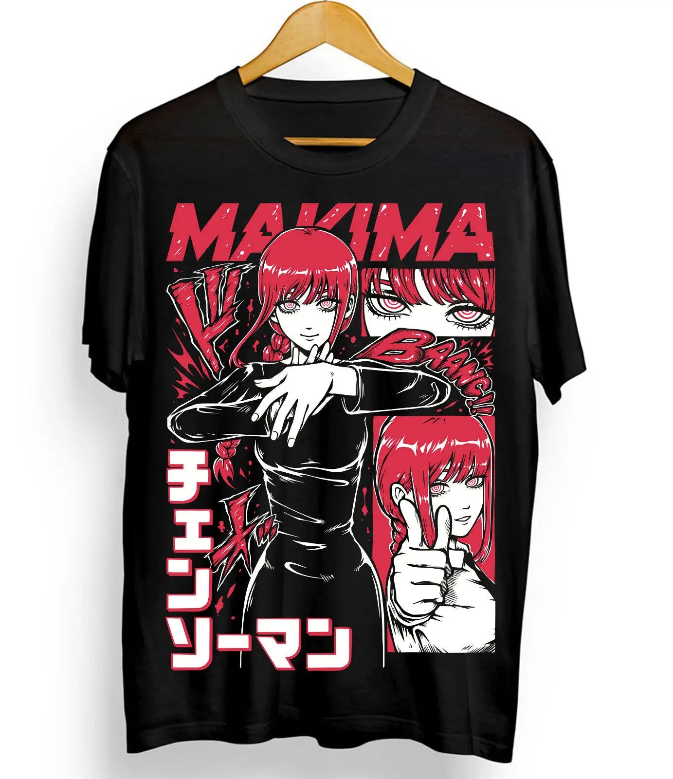 Chainsaw Man Makima Panel T-Shirt – Manga Pose Graphic Tee (2025 Edition)