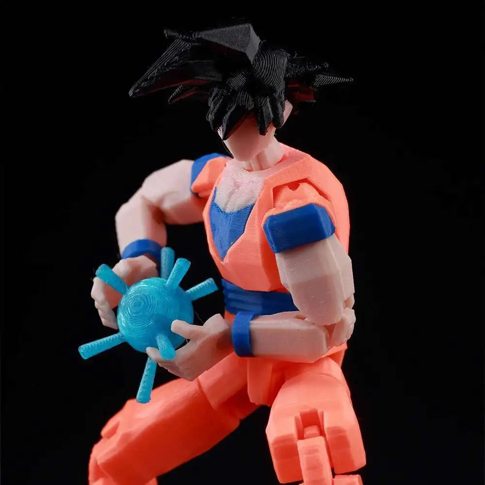 9L3D “Lucky Dummy 13” Ultra Instinct Goku Figure – 5.5-Inch Dragon Ball Model