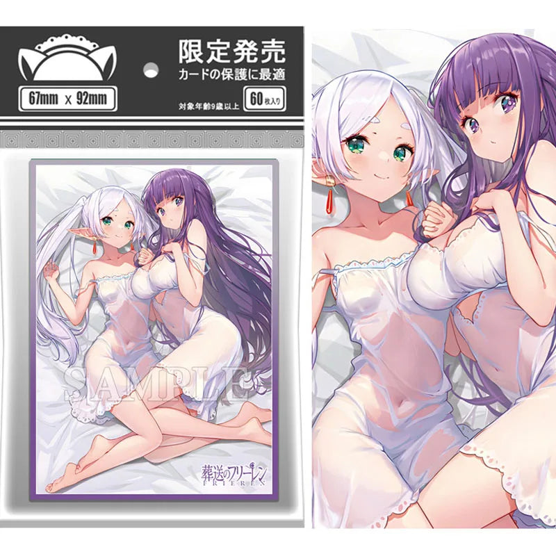 Frieren & Fern Card Sleeves – 60PCS Anime TCG Protectors