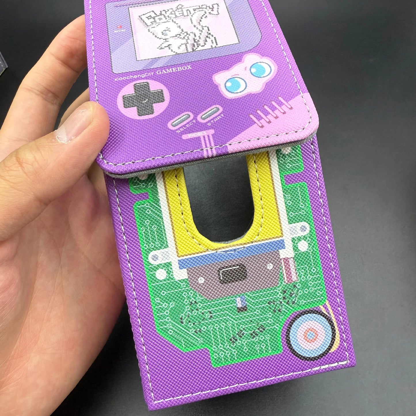 Diy Ptcg Trainer Ash Ketchum Iono Pixel Card Storage Box Anime Gift