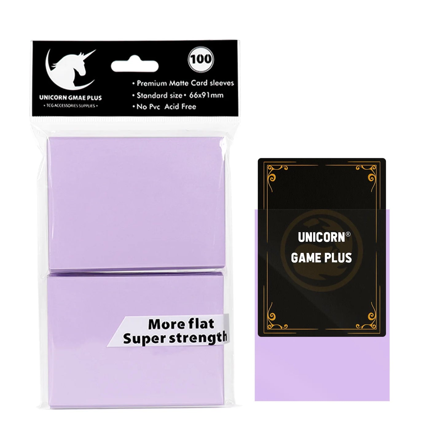 100PCS Matte Green Card Sleeves – 66x91mm Standard Size TCG Protectors