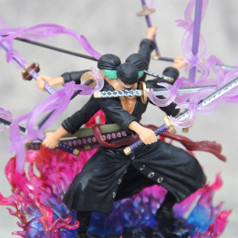 5.9" Asura Zoro Figure – One Piece PVC 9-Sword Style Statue