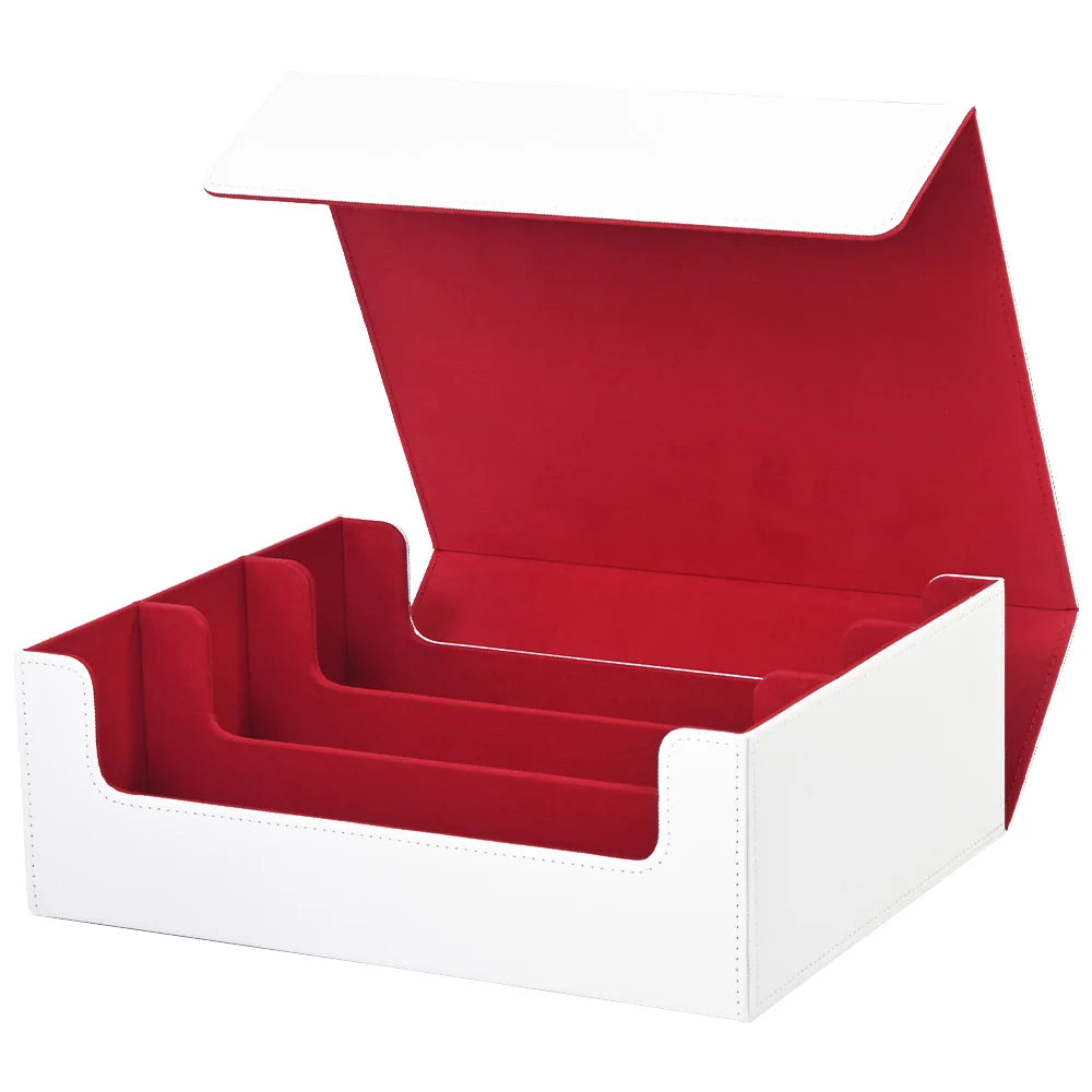 PU Leather Trading Card Storage Box – Holds 1800+ Cards