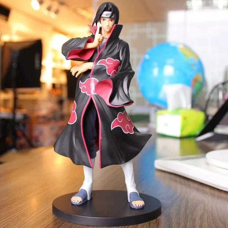 Hot Anime Naruto Uchiha Itachi Akatsuki Model Toy Gift PVC Action Figure