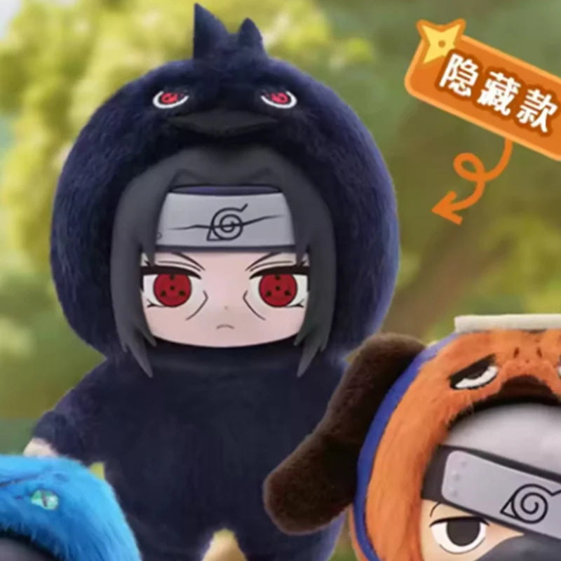 Naruto Beast Party Plush Keychains Blind Box Eaki Top Toy