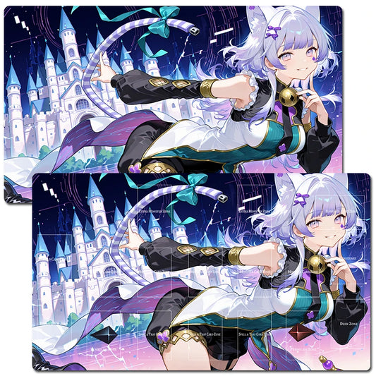 **** YuGiOh Maliss P Chessy Cat TCG Playmat Gaming Mouse Pad 60x35cm Free Bag