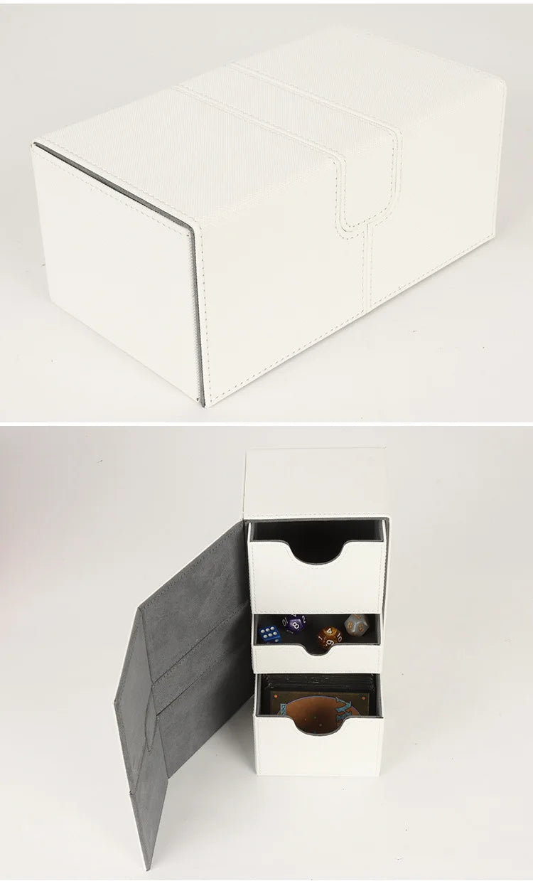 TCG Card Storage Box 200+ Capacity – MTG Pokémon Token Organizer Gift