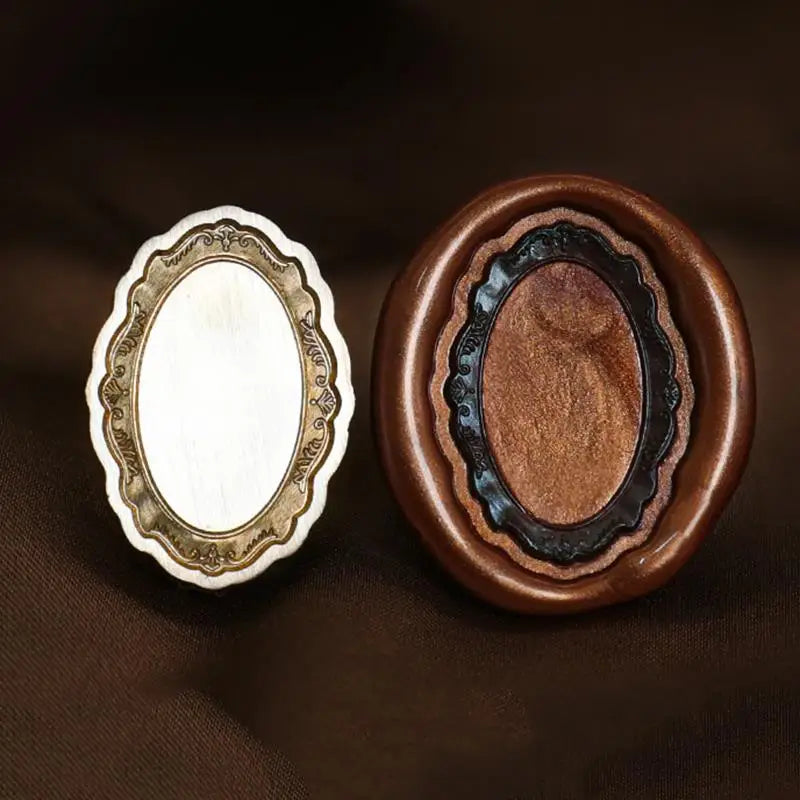 Retro Photo Frame Lacquer Seal Wax Stamp Head Copper Invitation Decor