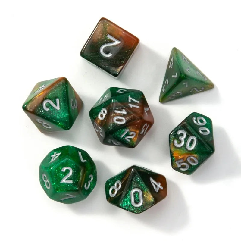 Polyhedral Dice Set for DND RPG Tabletop Roleplaying Games 7pcs
