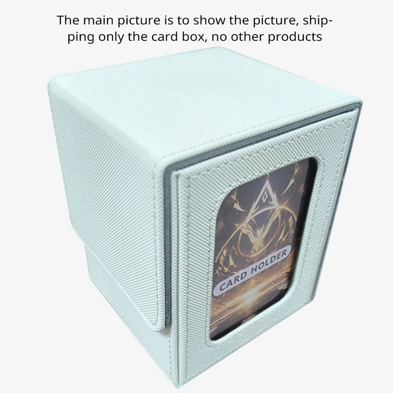 Color Display TCG Deck Box – 100+ Card Holder with Window