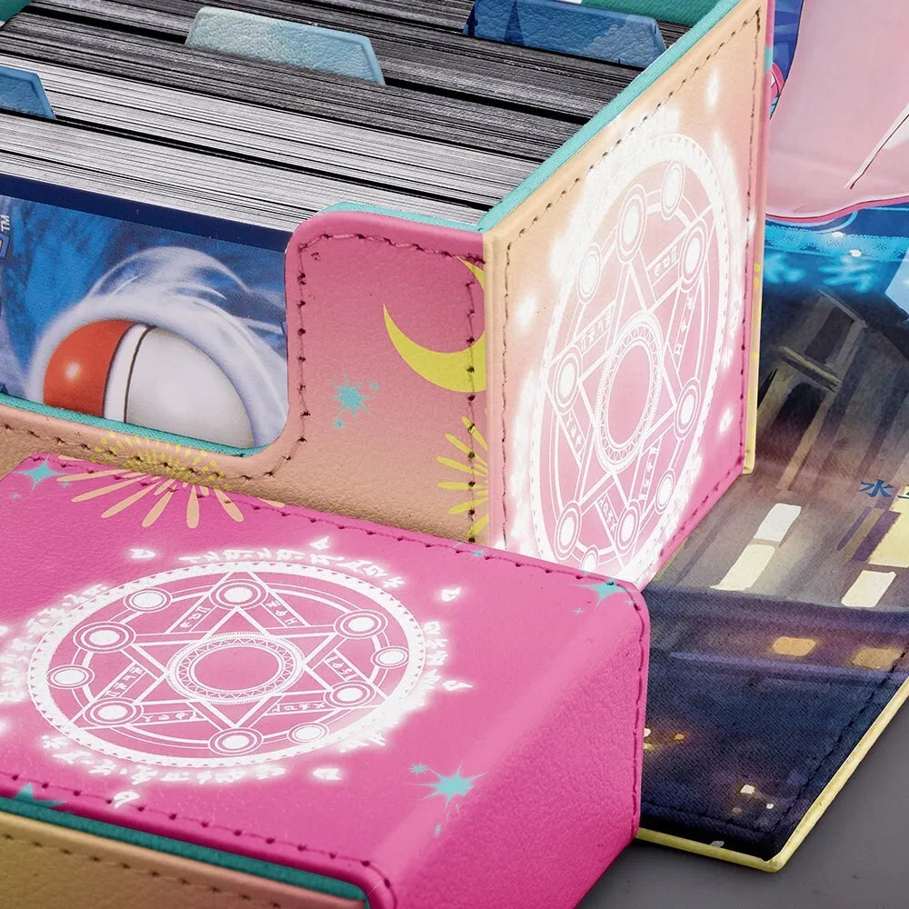 AnimeSnacks Deck Box Card Organizer MTG TCG Baseball Card Holder Case