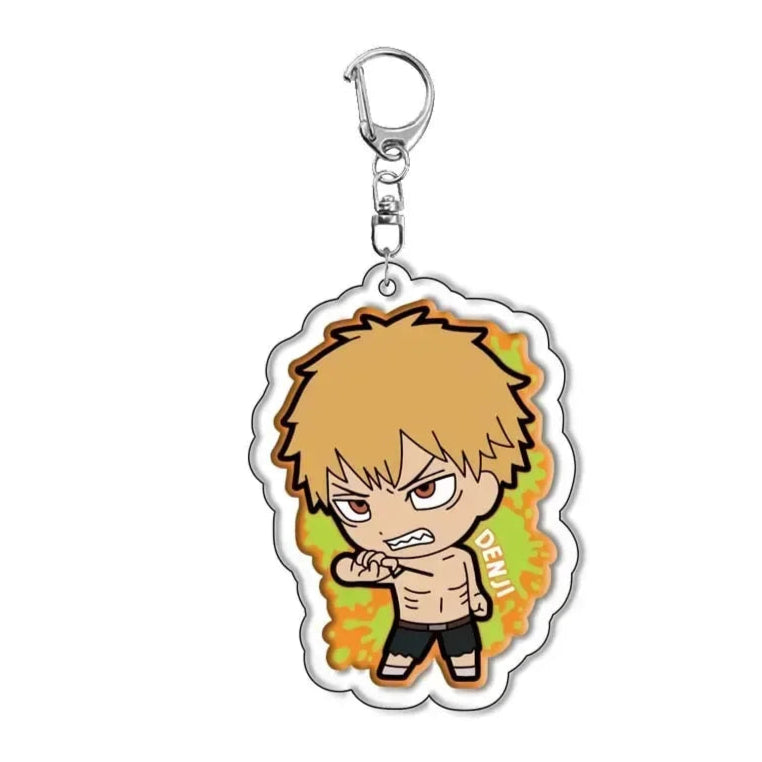 Chainsaw Man Shirtless Denji Acrylic Keychain – 1.6 × 2.4-Inch Devil-Hunter Charm