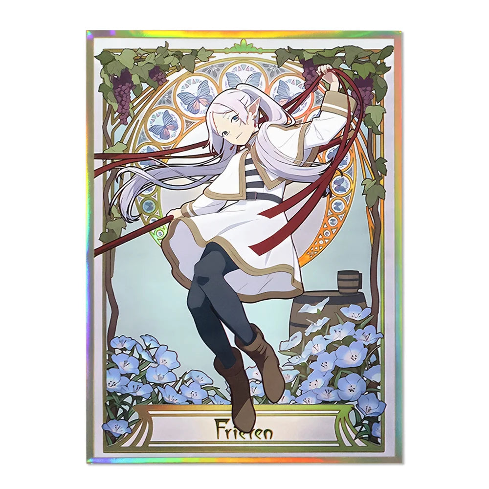 60-120pcs 67x92mm Card Sleeves Top Loader for MTG TCG Fern Anime