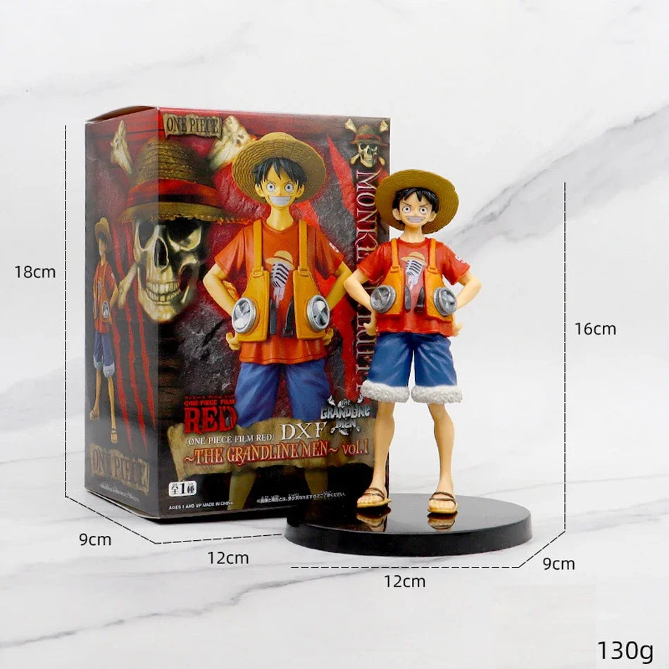 7.1" Luffy Figure – One Piece Film Red PVC Anime Statue