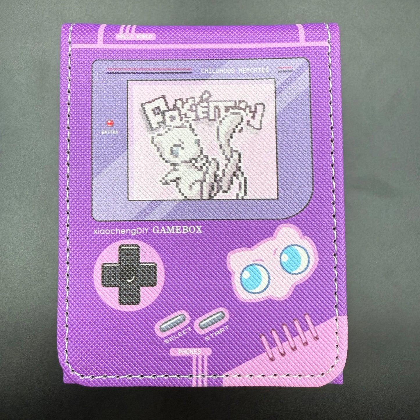 Diy Ptcg Trainer Ash Ketchum Iono Pixel Card Storage Box Anime Gift
