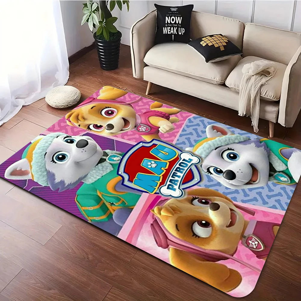MINISO Paw Patrol Kids Rug Play Mat Colorful Cartoon Floor Mat for Nursery