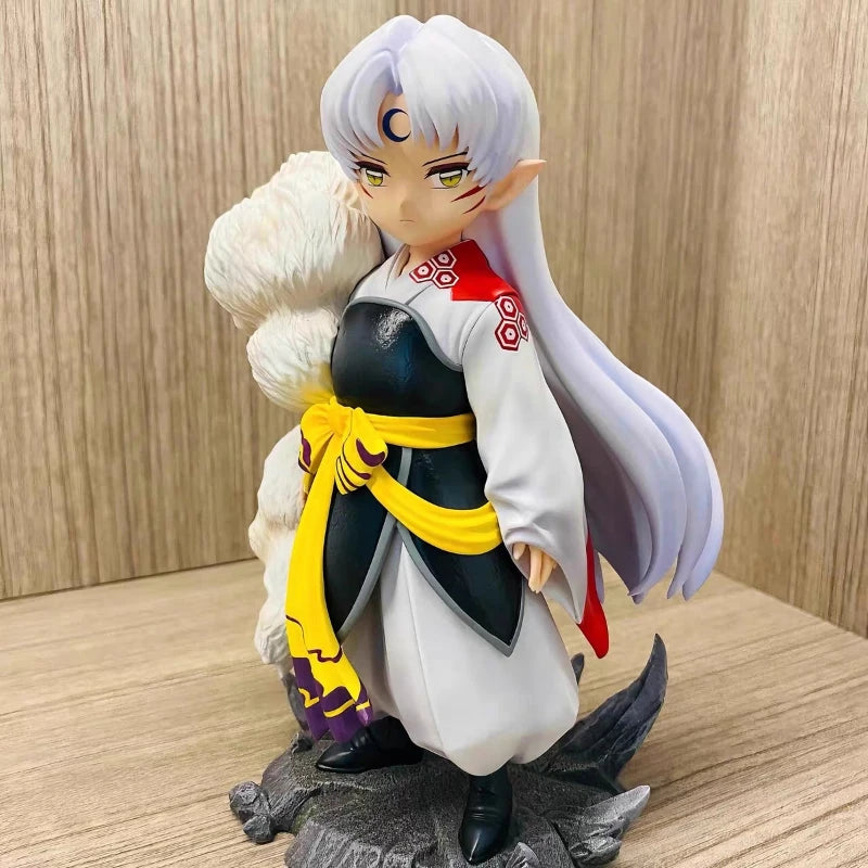 Inuyasha Chibi-Style Sesshomaru Figurine Anime Collectible Gift In-Stock